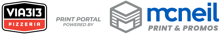 Via313 Pizza and McNeil Print Portal Logo